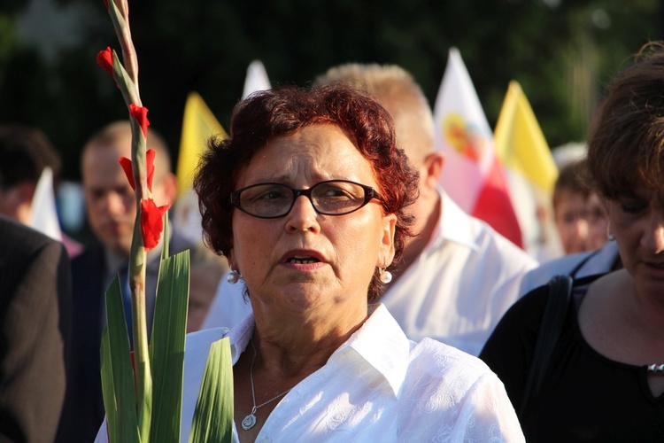 Powitanie ikony MB Częstochowskiej w Baranowie