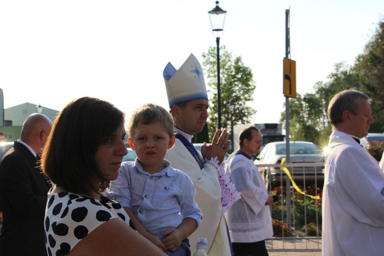 Powitanie ikony MB Częstochowskiej w Baranowie