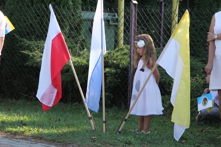 Powitanie ikony MB Częstochowskiej w Baranowie