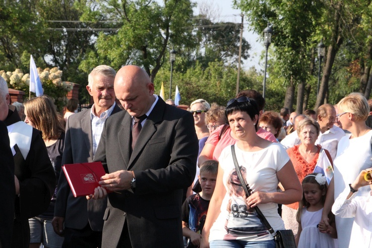 Powitanie ikony MB Częstochowskiej w Baranowie