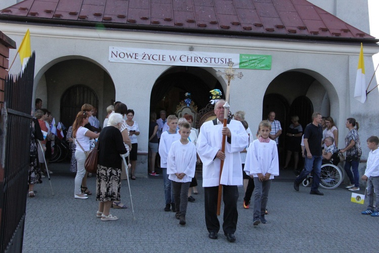 Powitanie ikony MB Częstochowskiej w Baranowie