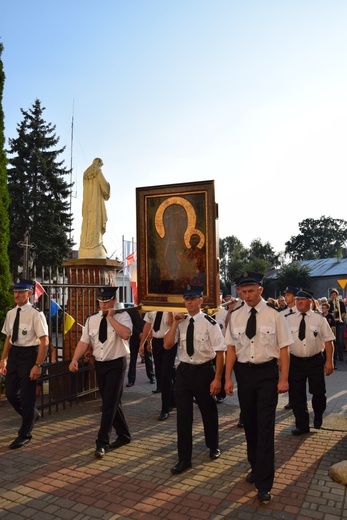 Powitanie ikony MB Częstochowskiej w Wiskitkach