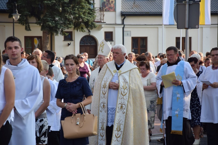 Powitanie ikony MB Częstochowskiej w Wiskitkach