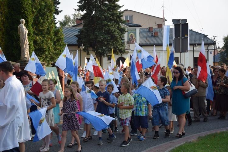 Powitanie ikony MB Częstochowskiej w Wiskitkach