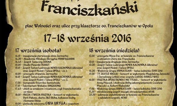 Muzyka, tańce, zioła, smakołyki