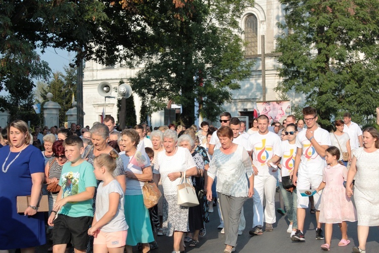 Powitanie ikony MB Częstochowskiej w Szymanowie