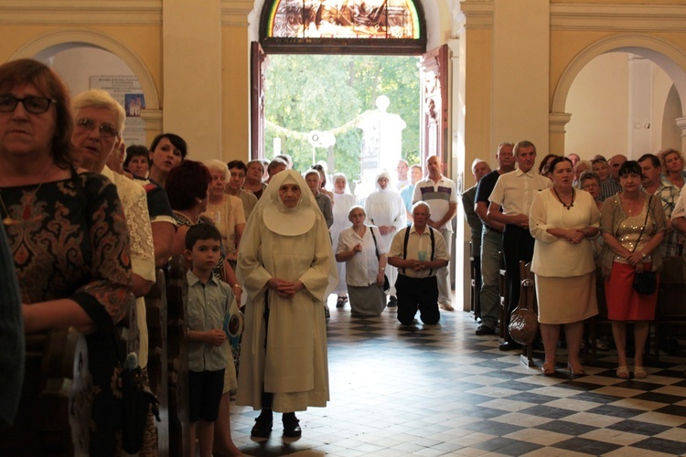 Powitanie ikony MB Częstochowskiej w Szymanowie