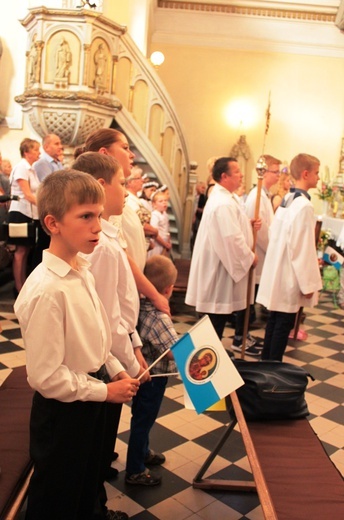 Powitanie ikony MB Częstochowskiej w Szymanowie