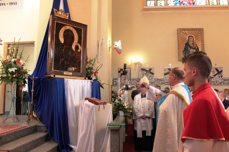 Powitanie ikony MB Częstochowskiej w Radziwiłłowie