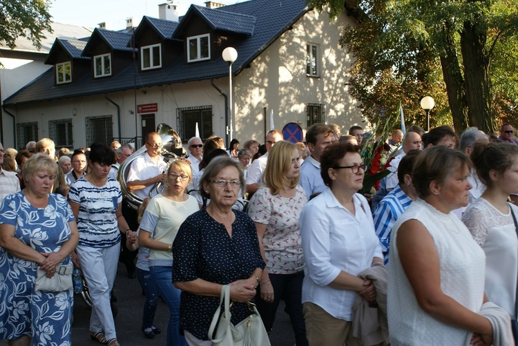 Powitanie ikony MB Częstochowskiej w Puszczy Mariańskiej