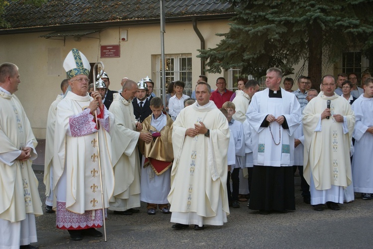 Powitanie ikony MB Częstochowskiej w Puszczy Mariańskiej