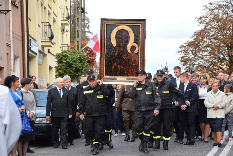 Powitanie ikony MB Częstochowskiej w Mszczonowie