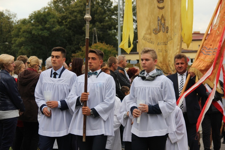 Powitanie ikony MB Częstochowskiej w Radziejowicach