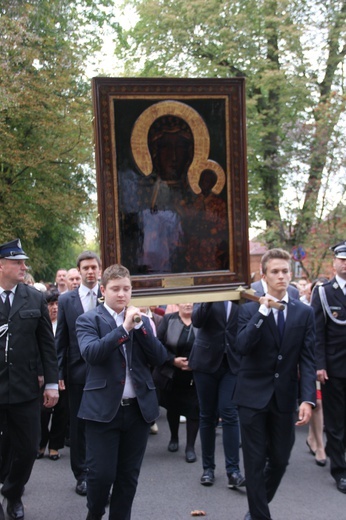 Powitanie ikony MB Częstochowskiej w Radziejowicach