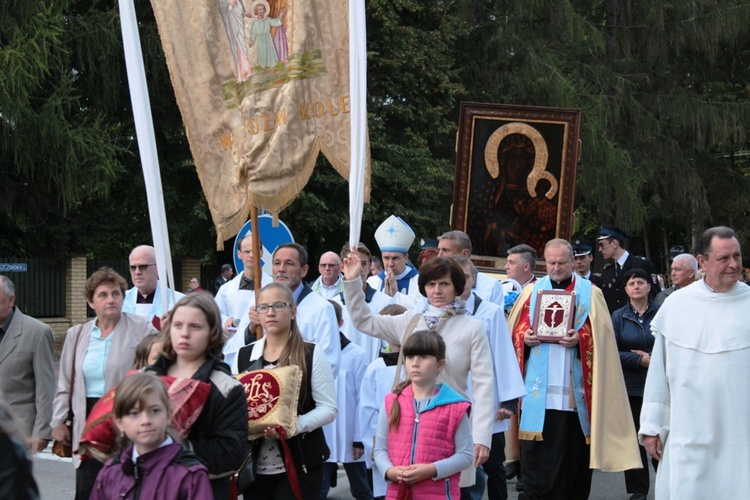 Powitanie ikony MB Częstochowskiej w Skułach