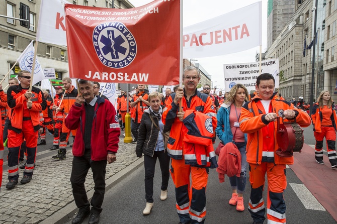 Protest służby zdrowia