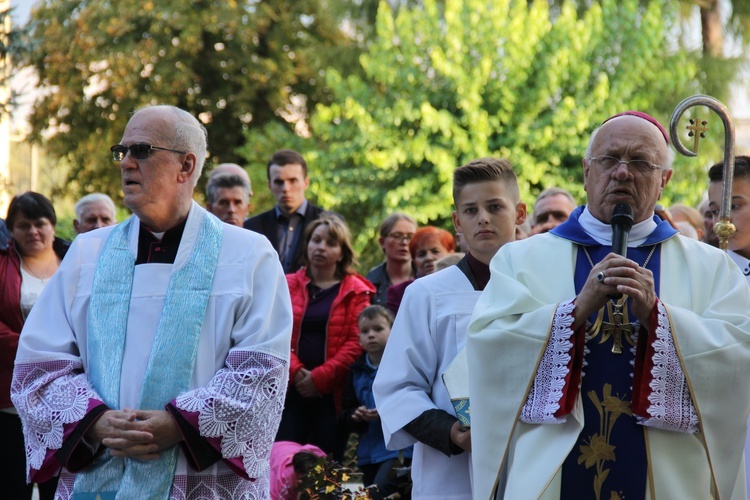 Powitanie ikony MB Częstochowskiej w Lutkówce