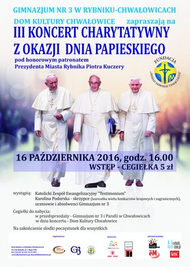 III Koncert Charytatywny z Okazji Dnia Papieskiego, Rybnik, 16 października