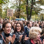 Czarny Marsz na ulicach Warszawy