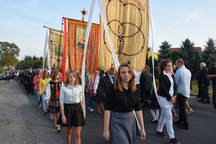 Powitanie ikony MB Częstochowskiej w Rzeczycy