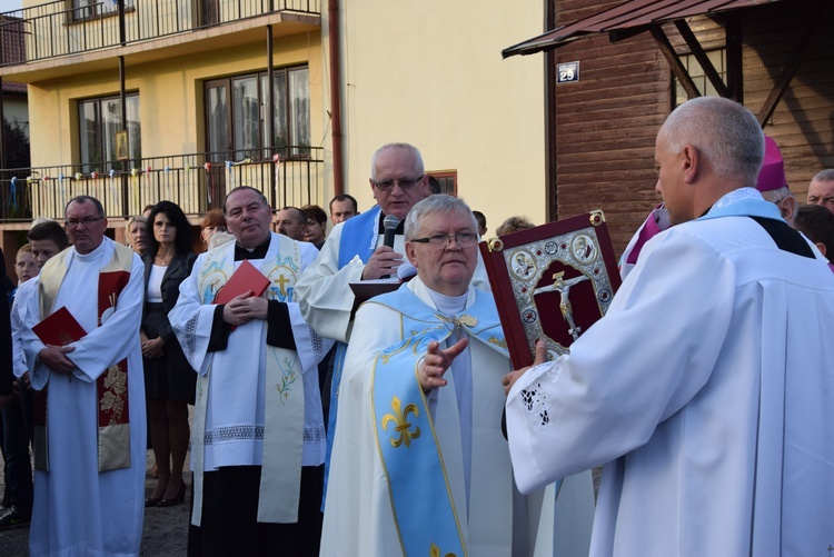 Powitanie ikony MB Częstochowskiej w Rzeczycy