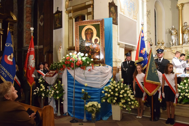 Powitanie ikony MB Częstochowskiej w Rzeczycy