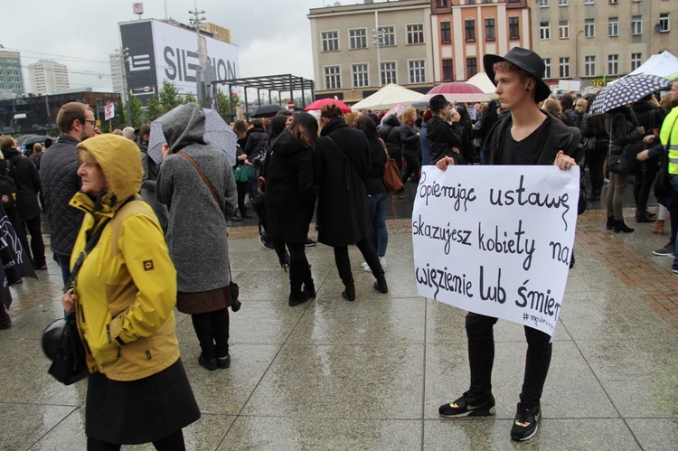 Czarny Protest i Biały Protest w Katowicach