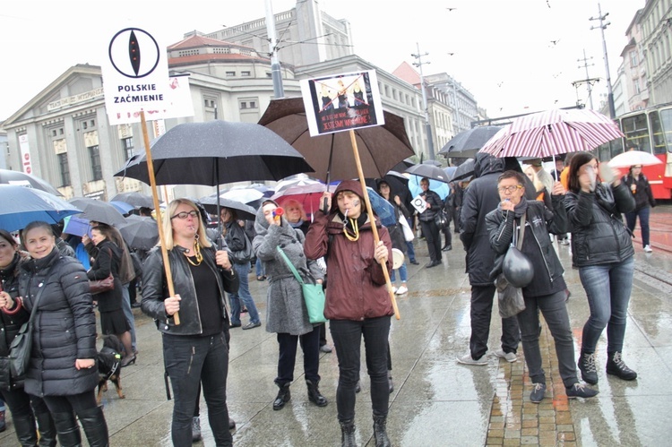 Czarny Protest i Biały Protest w Katowicach