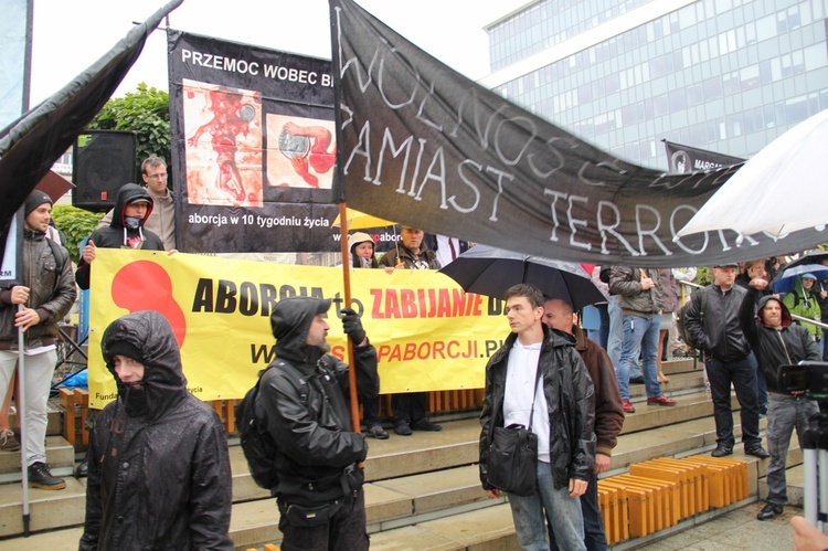 Czarny Protest i Biały Protest w Katowicach