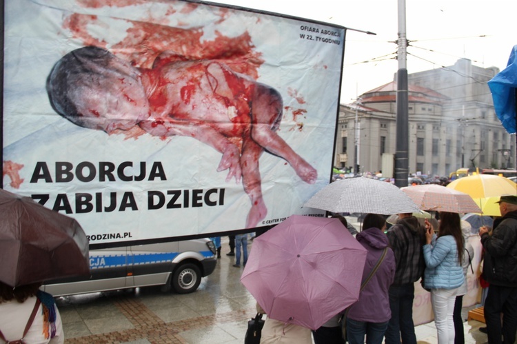 Czarny Protest i Biały Protest w Katowicach