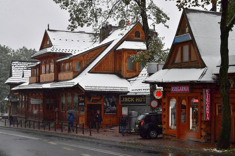 Pierwszy śnieg w Zakopanem 