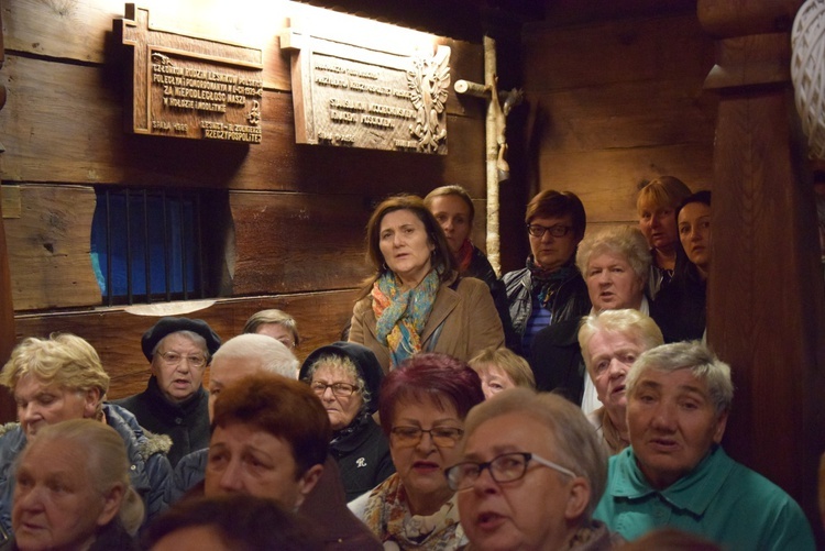 Powitanie ikony MB Częstochowskiej w Spale