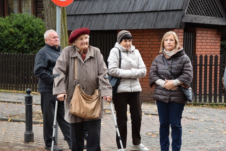 Powitanie ikony MB Częstochowskiej w Spale