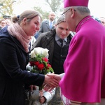 Powitanie abp. Józefa Górzyńskiego w Bałdach