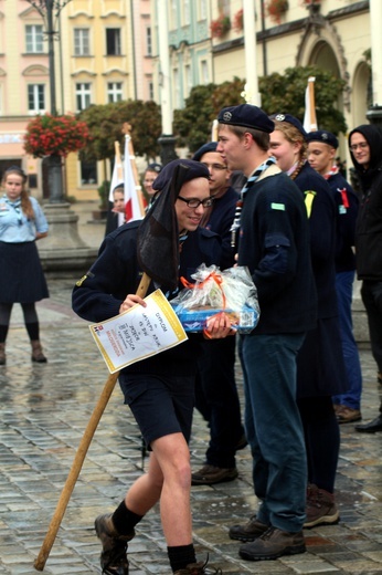 Gra miejska Skautów Europy na Dzień Papieski