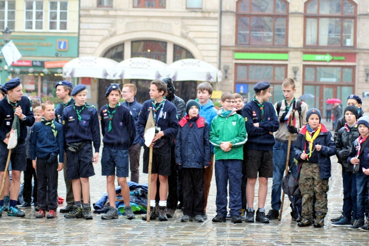 Gra miejska Skautów Europy na Dzień Papieski