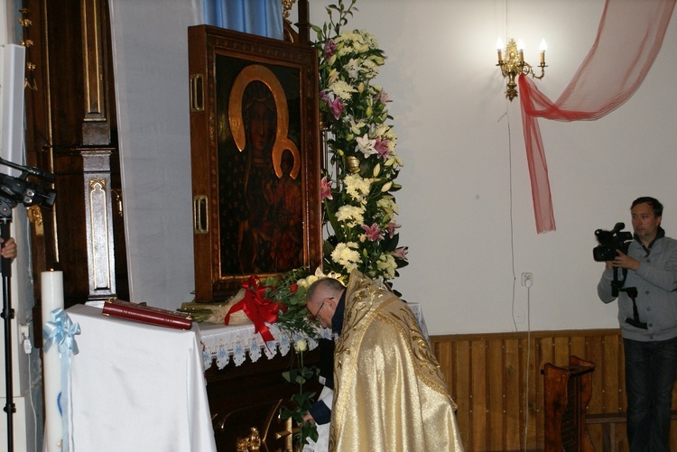 Powitanie ikony MB Częstochowskiej w Budziszewicach