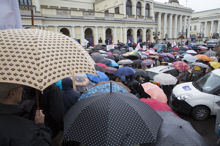 Protest przeciwko reformie edukacji