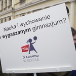 Protest przeciwko reformie edukacji