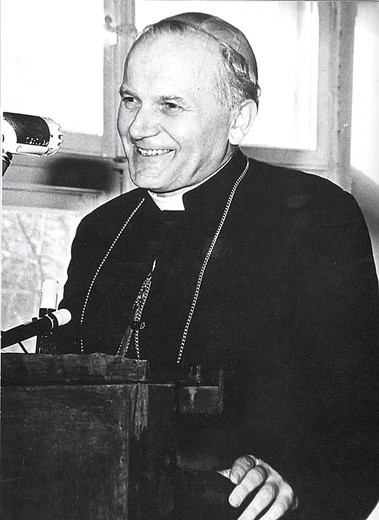 ▲	Karol Wojtyła na KUL.