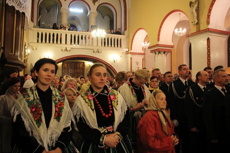 Powitanie ikony MB Częstochowskiej w Białyninie