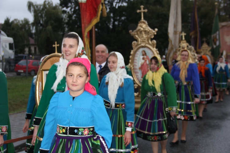 Powitanie ikony MB Częstochowskiej w Głuchowie