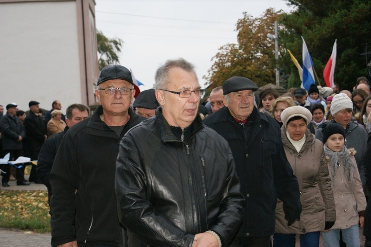 Powitanie ikony MB Częstochowskiej w Cielądzu