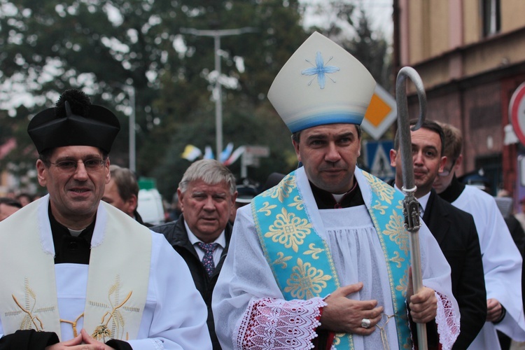 Powitanie ikony MB Częstochowskiej w Rawie Mazowieckiej