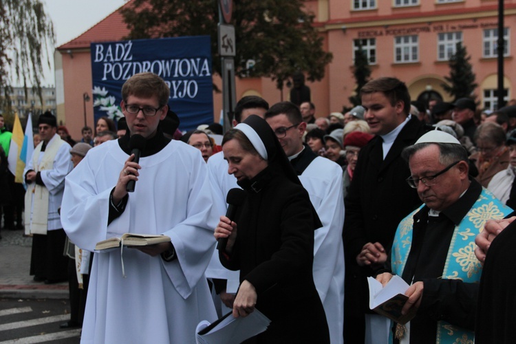 Powitanie ikony MB Częstochowskiej w Rawie Mazowieckiej