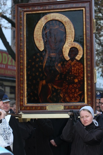 Powitanie ikony MB Częstochowskiej w Rawie Mazowieckiej