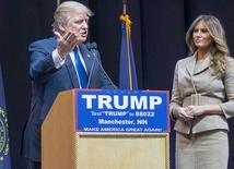 Melania Trump broni męża przed zarzutami molestowania seksualnego