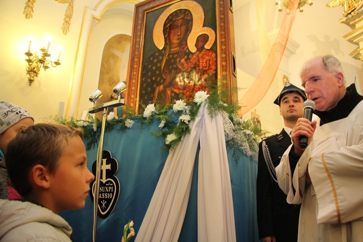 Powitanie ikony MB Częstochowskiej u oo. pasjonistów