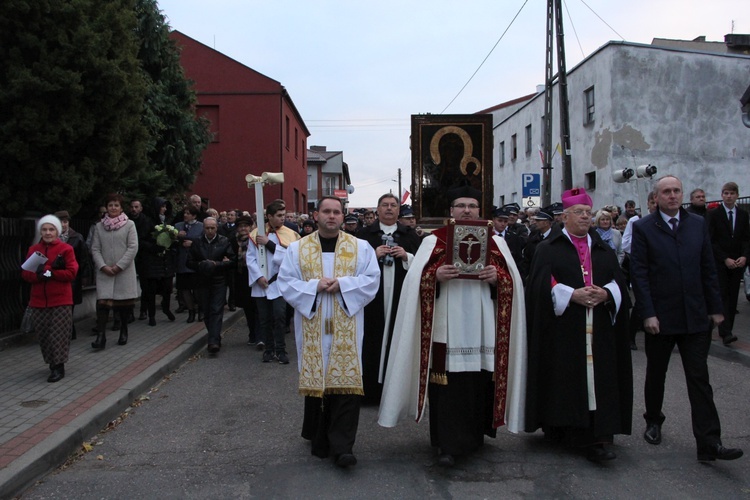 Powitanie ikony MB Częstochowskiej u oo. pasjonistów