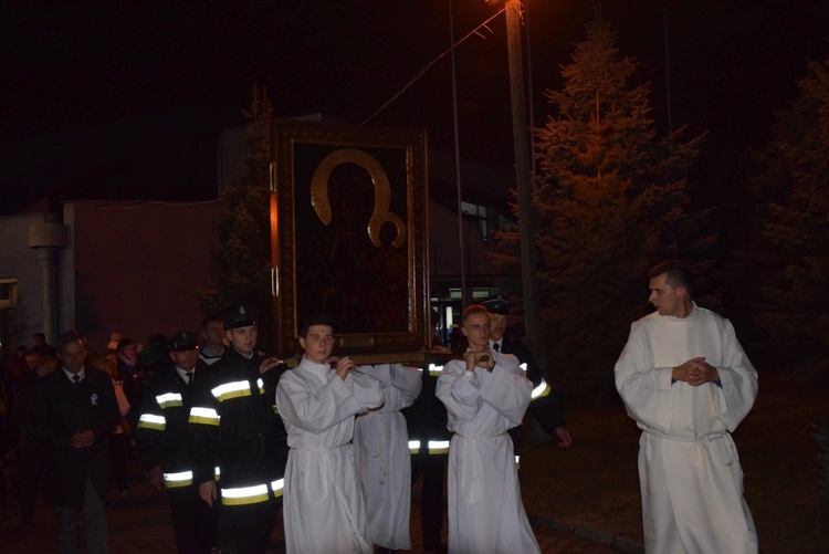 Powitanie ikony MB Częstochowskiej na Sójczym Wzgórzu